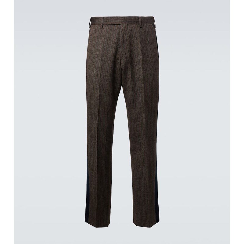 Wales Bonner Alto pinstripe wool-blend slim pants