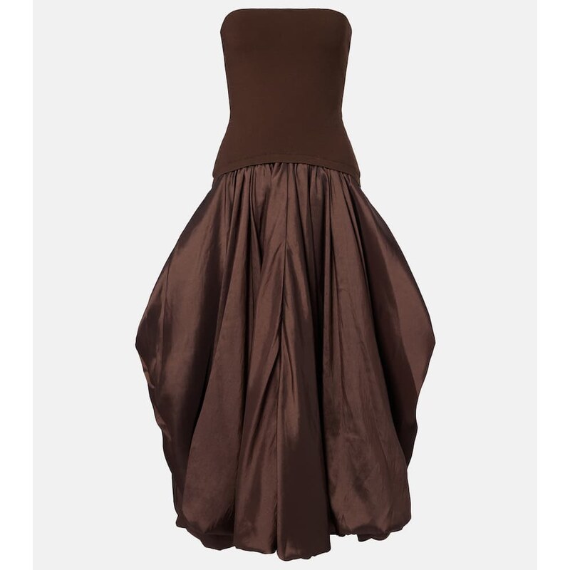 Simkhai Izzy taffeta midi dress