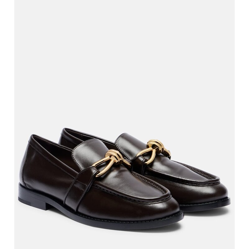 Bottega Veneta Astaire Knot leather loafers