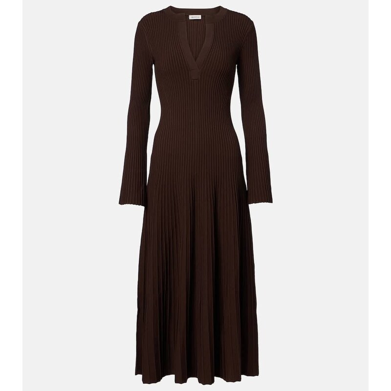Simkhai Genna ribbed-knit midi dress
