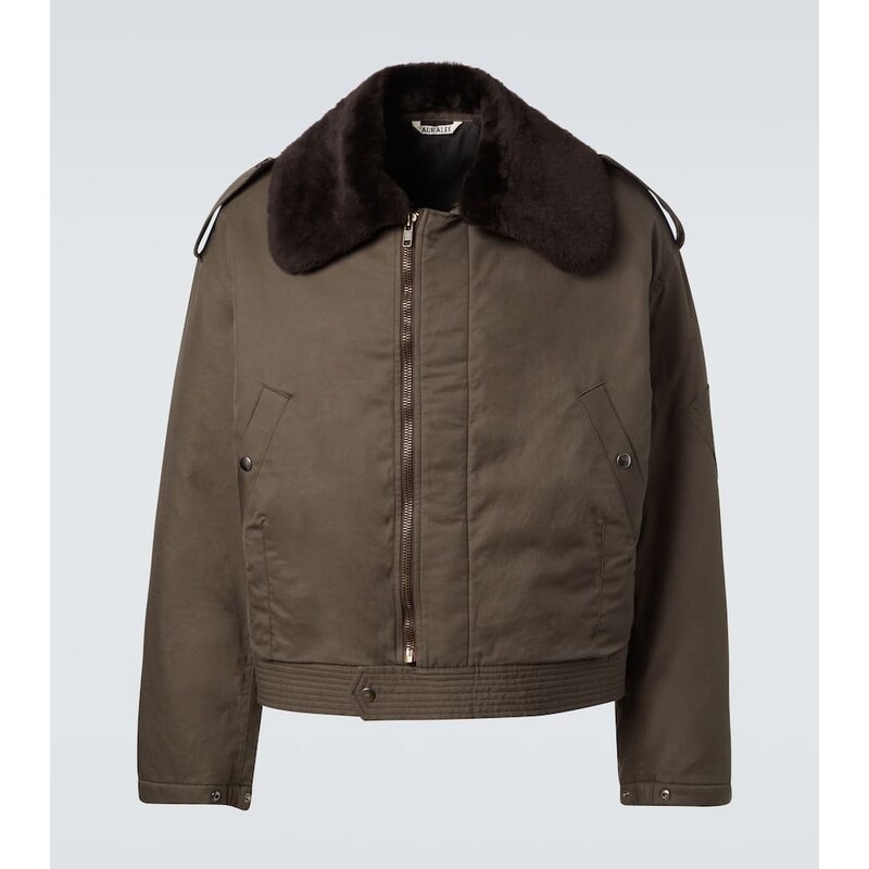 Auralee Cotton gabardine blouson jacket