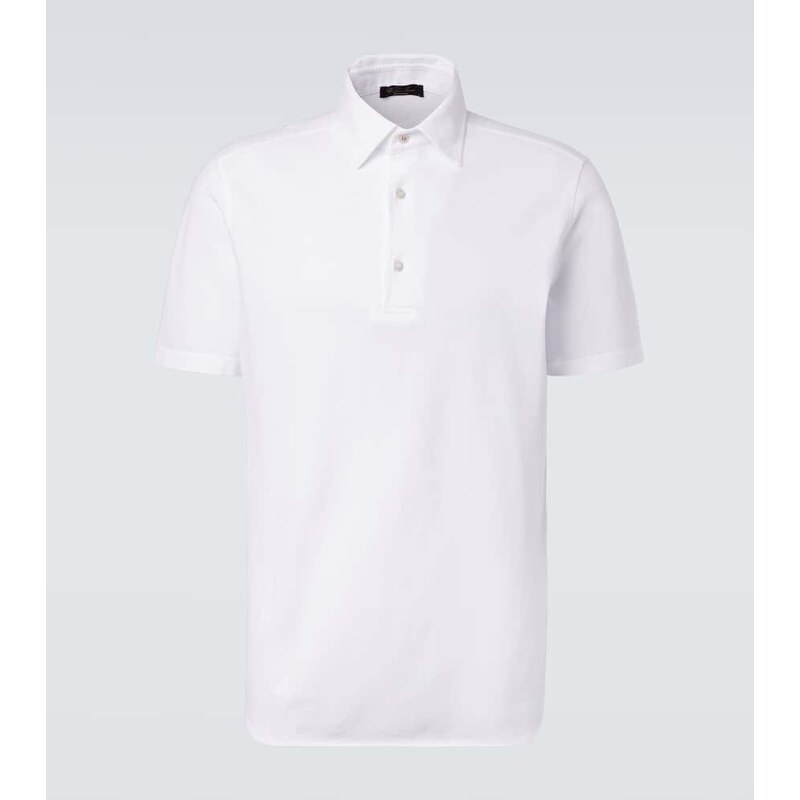 Loro Piana Brenna cotton piquÃ polo shirt