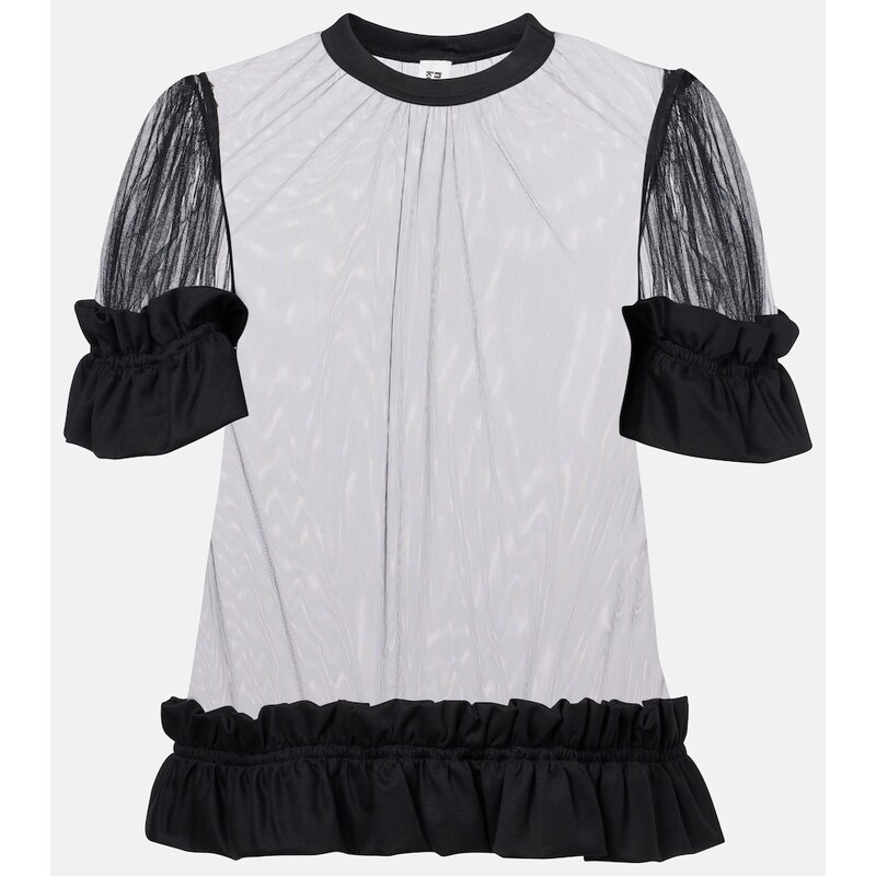 Noir Kei Ninomiya Sheer tulle top