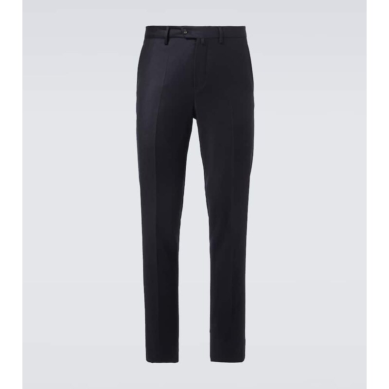 Loro Piana Carlo wool and cashmere straight pants