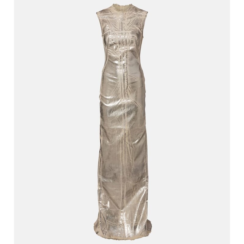 Rick Owens Coated denim maxi dress