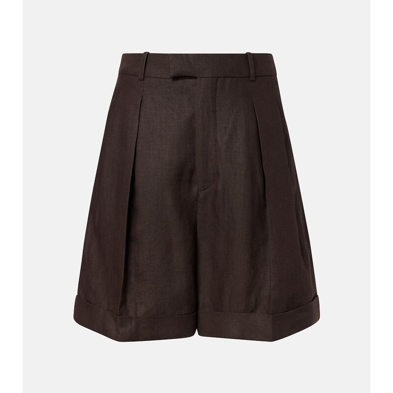 Loro Piana Combray linen Bermuda shorts
