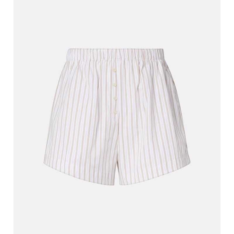 Leset Yoshi striped cotton-blend twill boxers