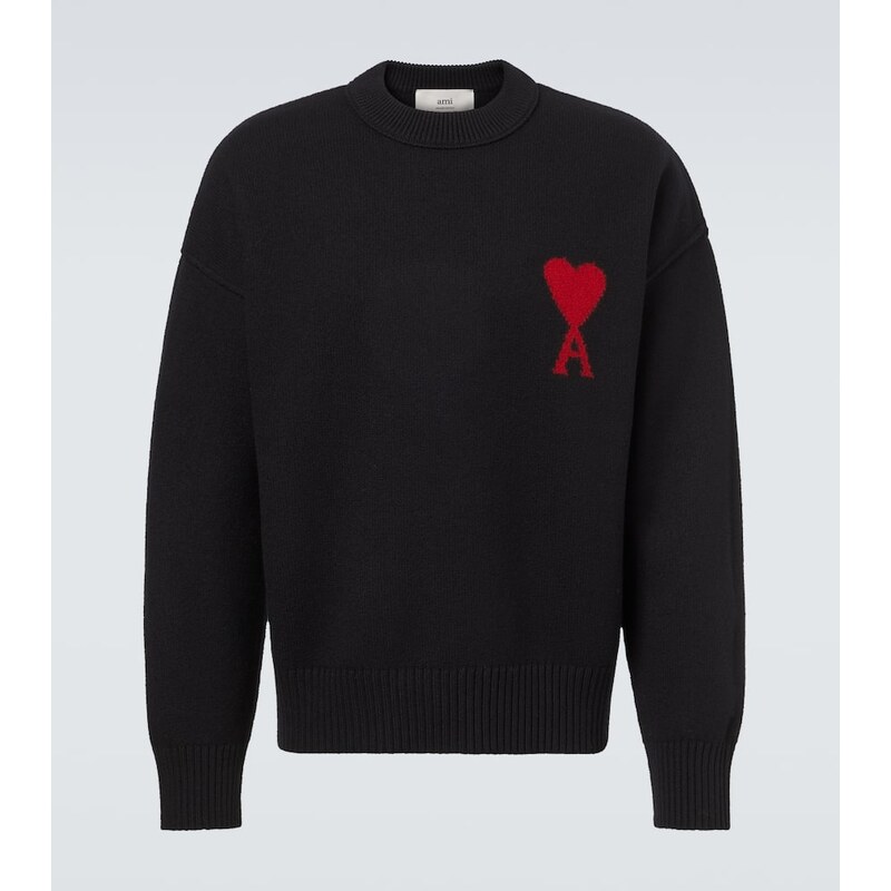 Ami Paris Ami De CÅur virgin wool sweater