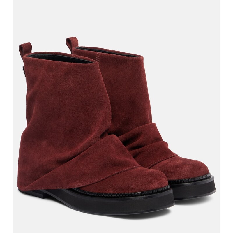 The Attico Mini Robin suede combat boots