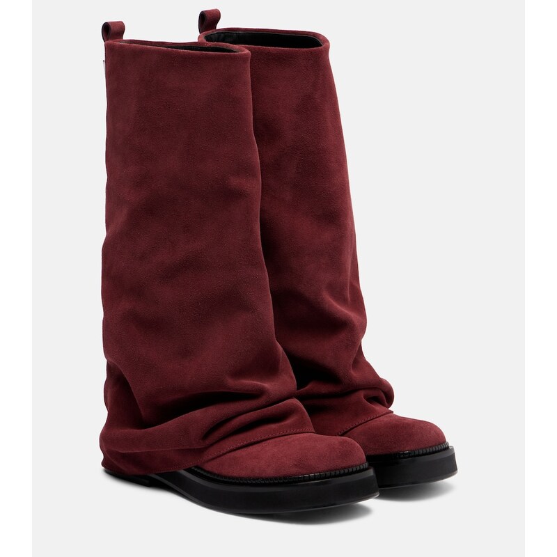 The Attico Robin suede knee-high boots
