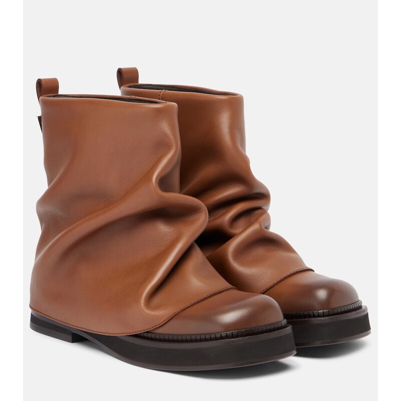 The Attico Mini Robin leather combat boots