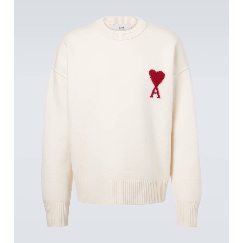 Ami Paris Ami De CÅur virgin wool sweater