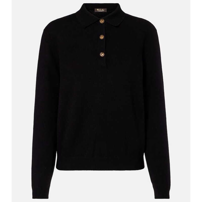 Loro Piana Classic cashmere polo sweater