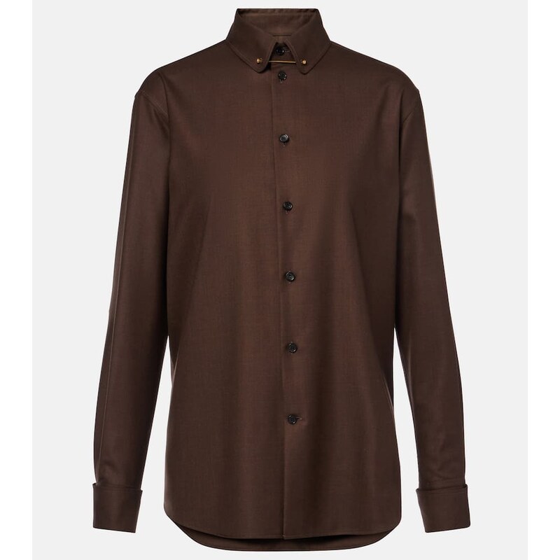 Loro Piana Thea virgin wool shirt