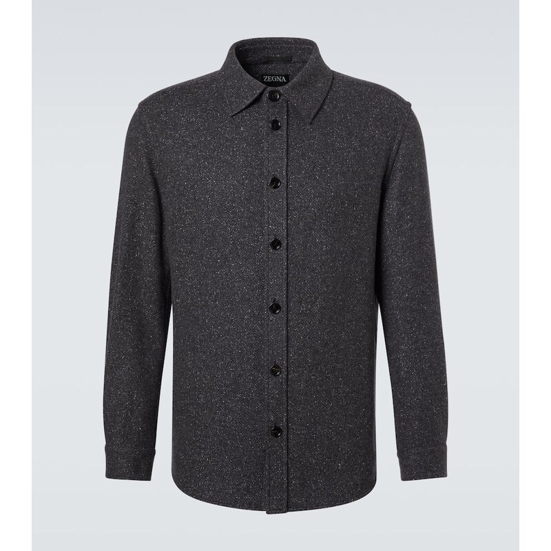 Zegna Cashmere and silk overshirt