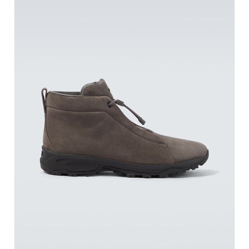Zegna Triple Stitch Vetta suede sneakers