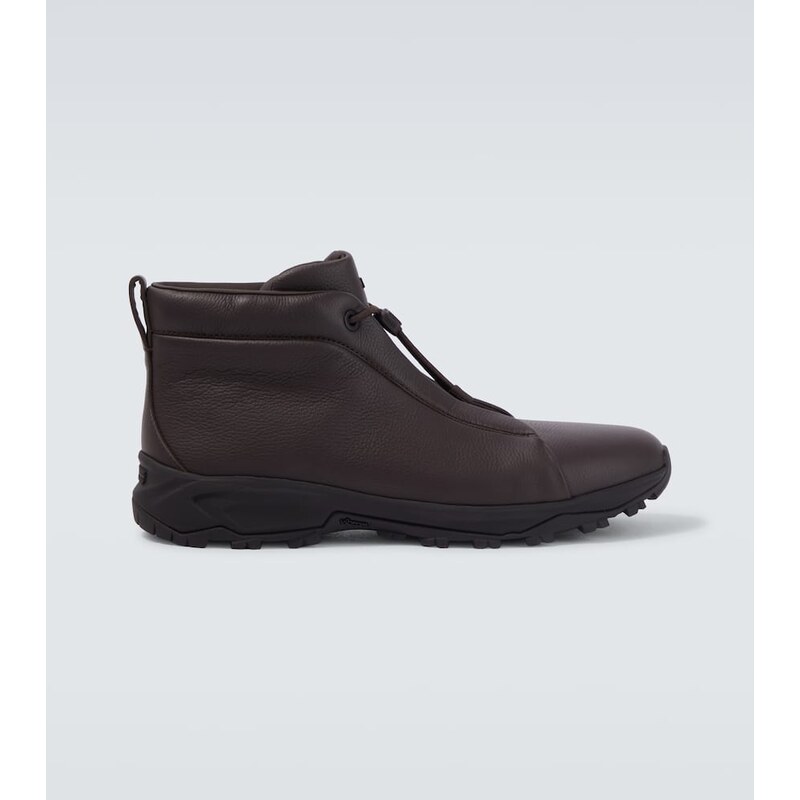 Zegna Triple Stitch Vetta leather sneakers