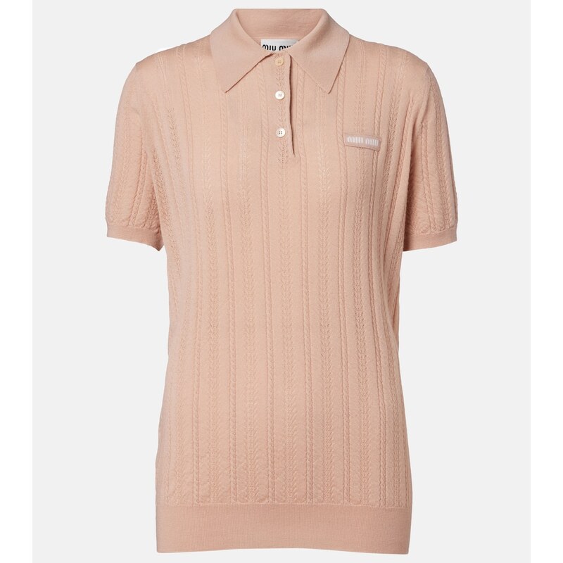 Miu Miu Cashmere polo sweater