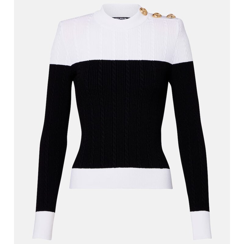 Balmain Cable-knit sweater