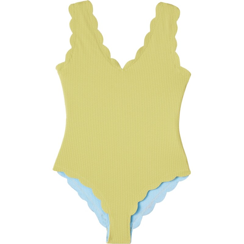 Marysia Bumby Charleston reversible scalloped swimsuit