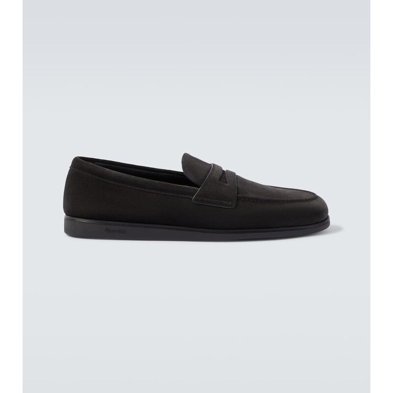 Churchs Portsmouth suede penny loafers