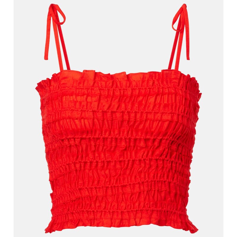 Tory Burch Smocked tank top