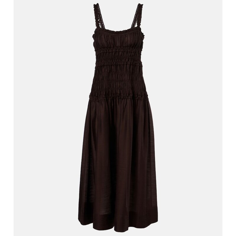 Tory Burch Smocked midi dress