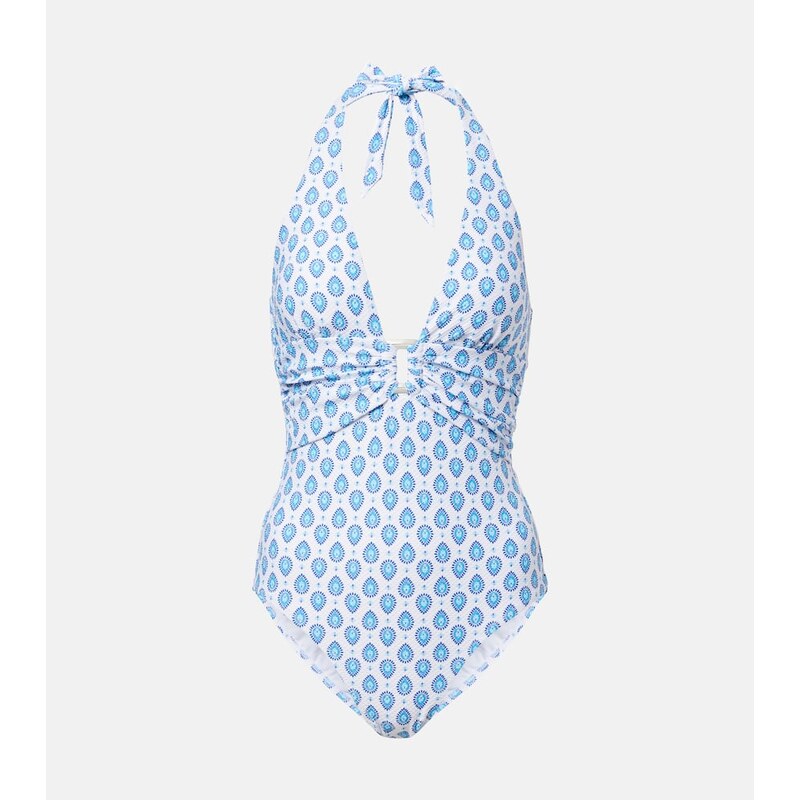 Heidi Klein La Croissette printed swimsuit