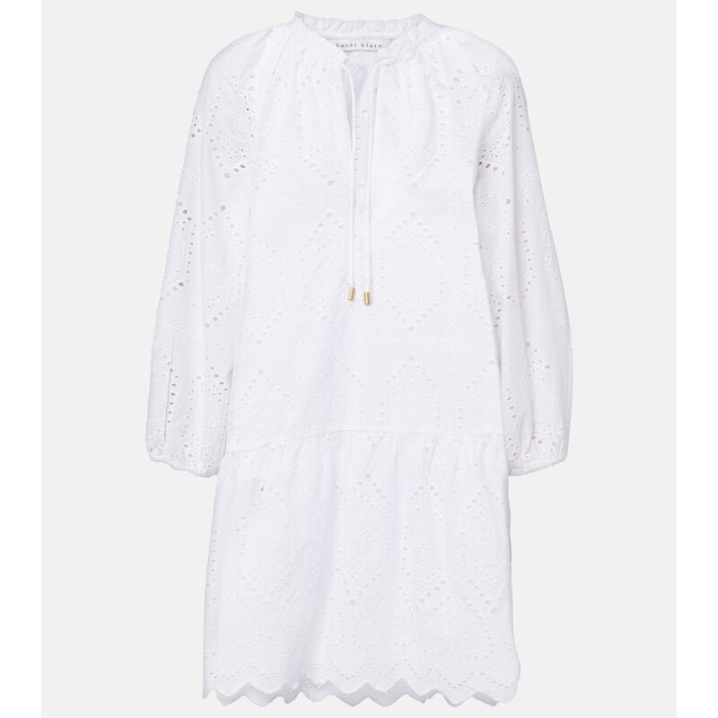 Heidi Klein Rhode Island broderie anglaise minidress