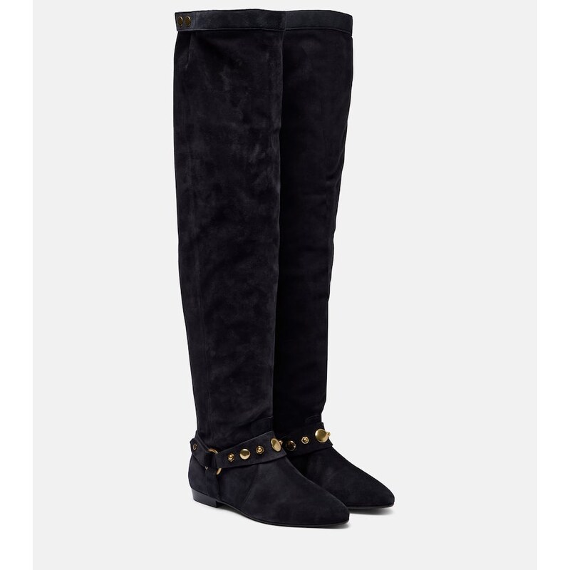 Isabel Marant Selize suede over-the-knee boots