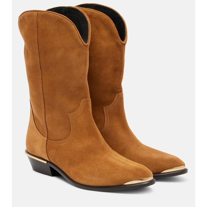 Isabel Marant Elbana suede cowboy boots
