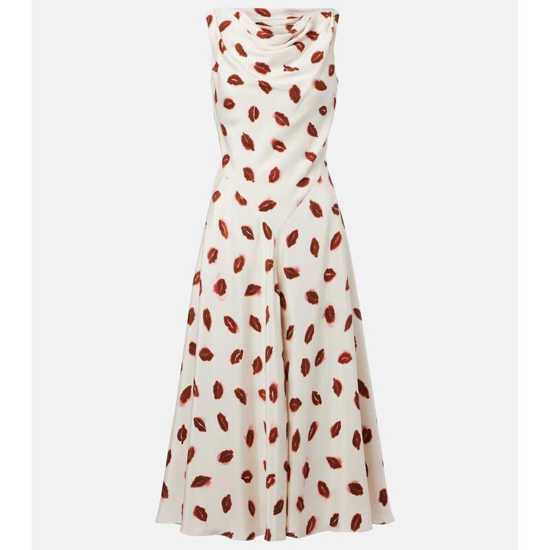 Altuzarra Drina printed silk midi dress