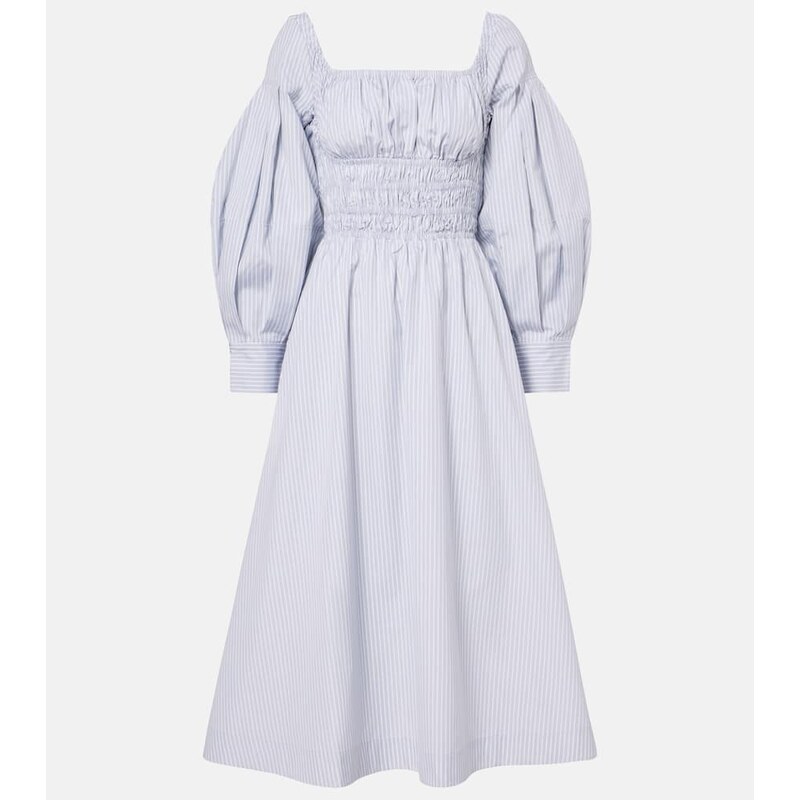 Altuzarra Josie striped cotton midi dress