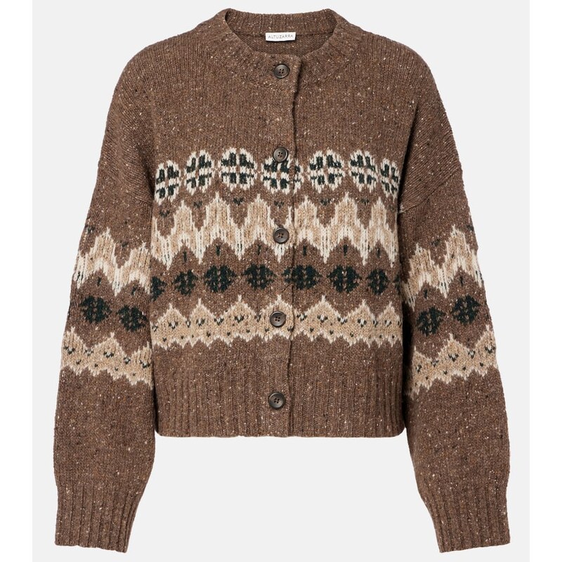 Altuzarra Cammie Fair Isle wool-blend cardigan
