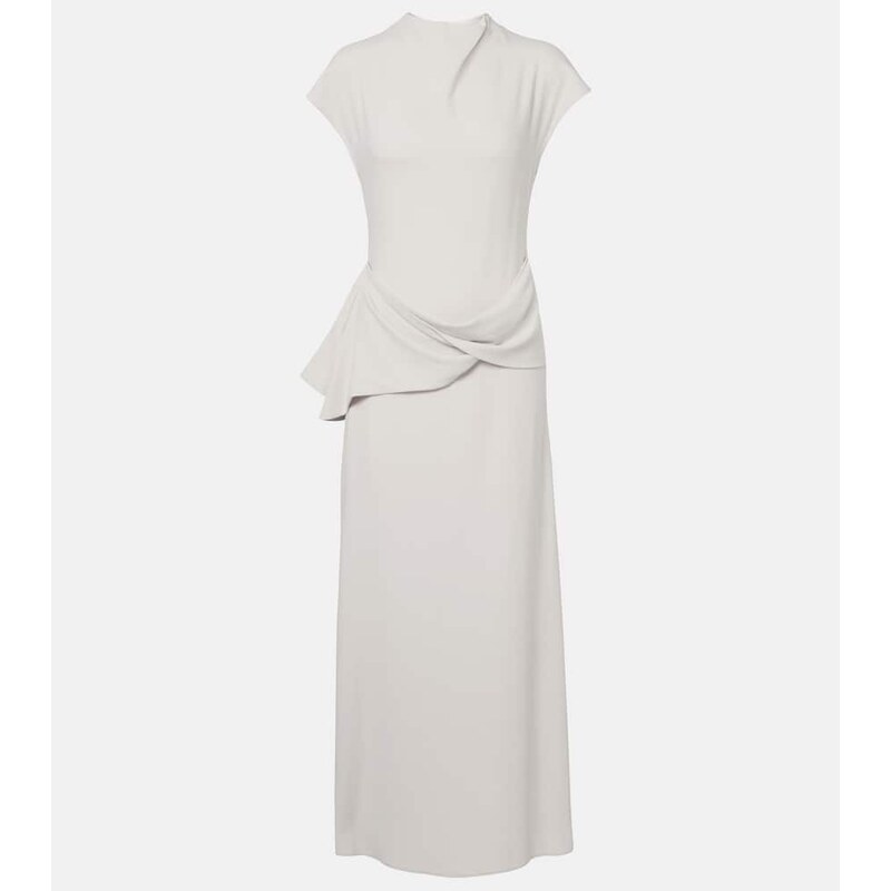 Tove Draped woven maxi dress