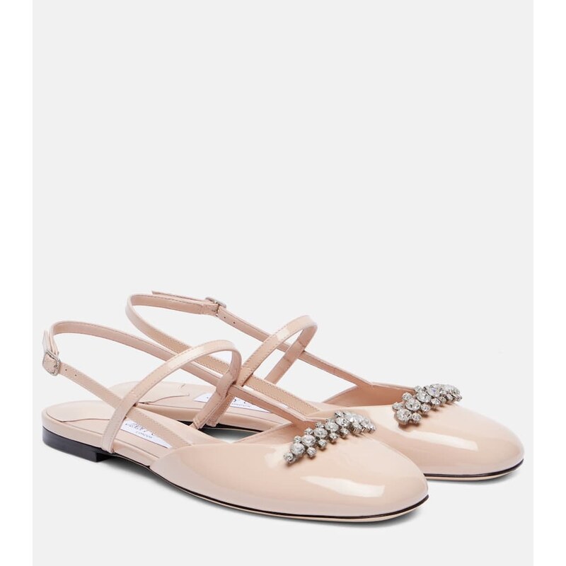 Jimmy Choo Belinda patent leather flats