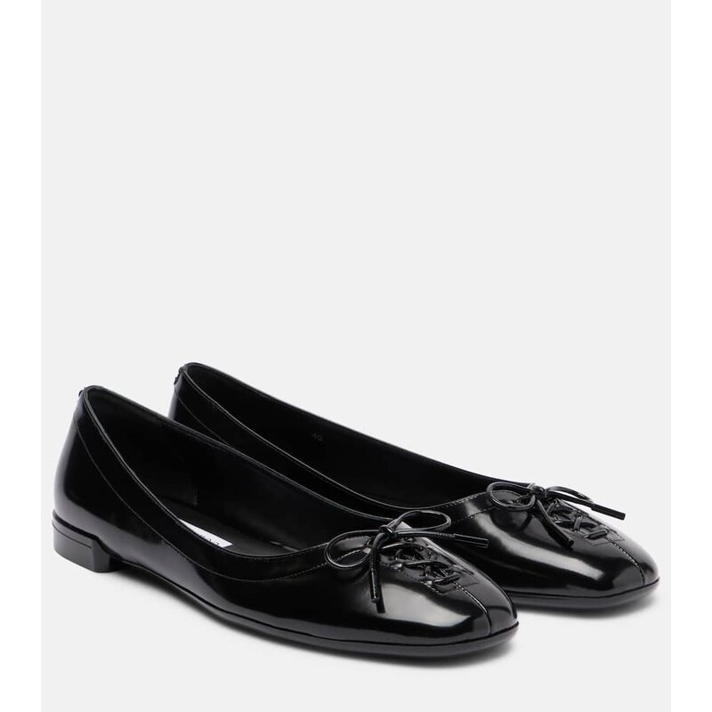 Jimmy Choo Scarlett leather ballet flats