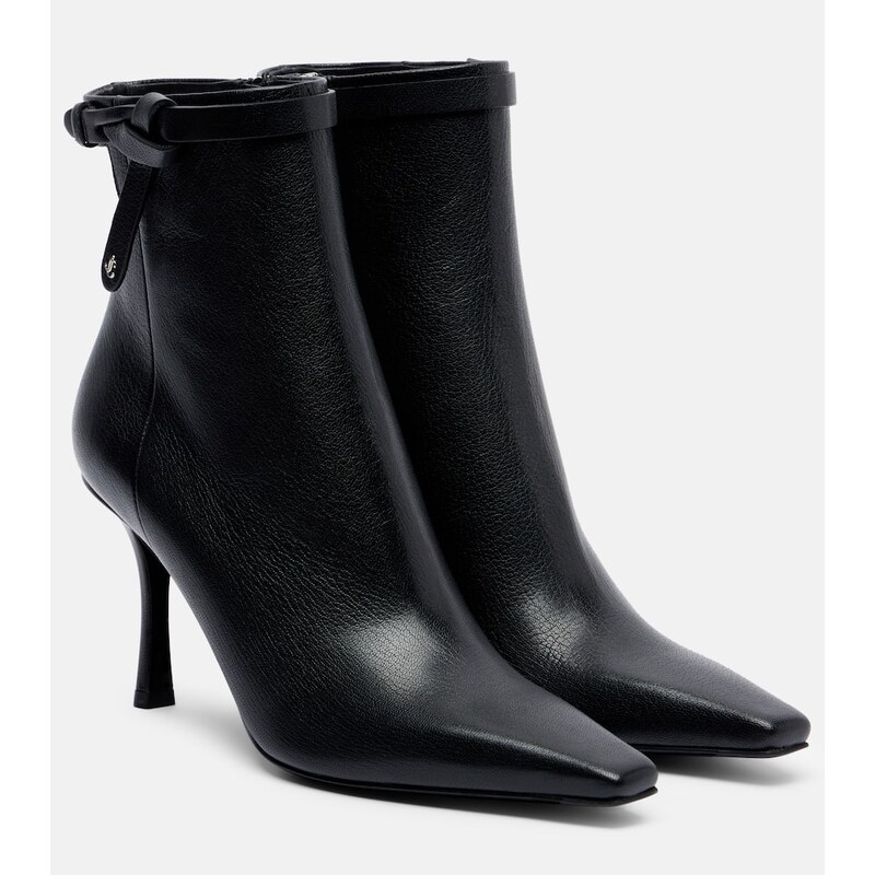 Jimmy Choo Camie 85 cutout leather ankle boots