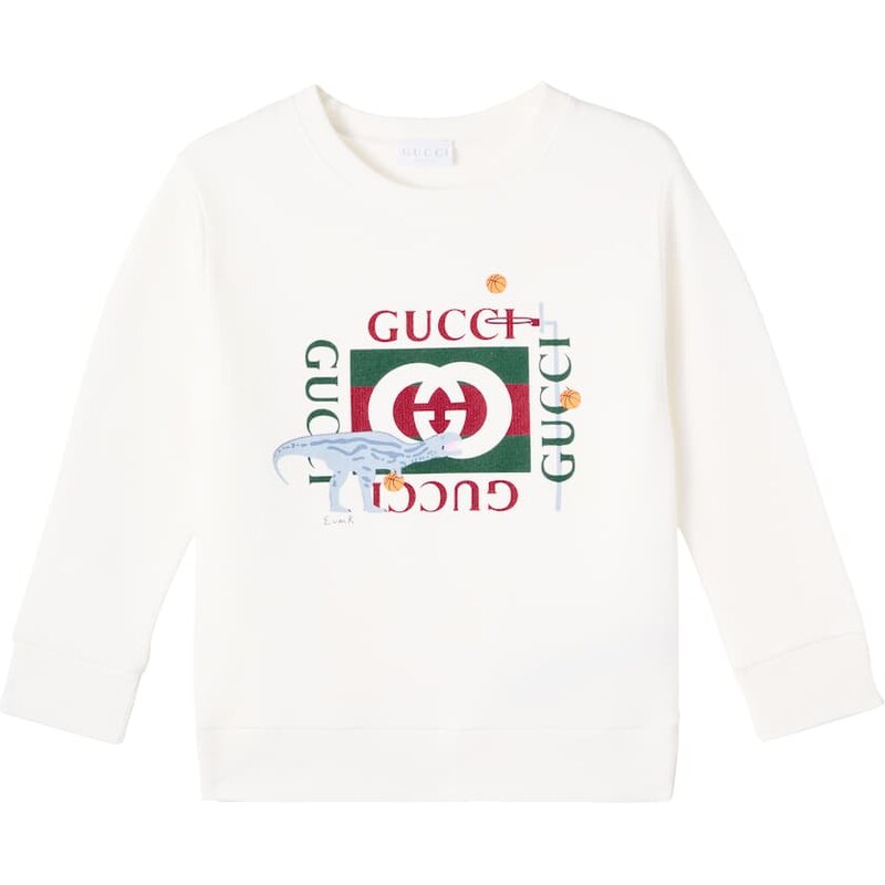 Gucci Kids Double G cotton jersey sweater