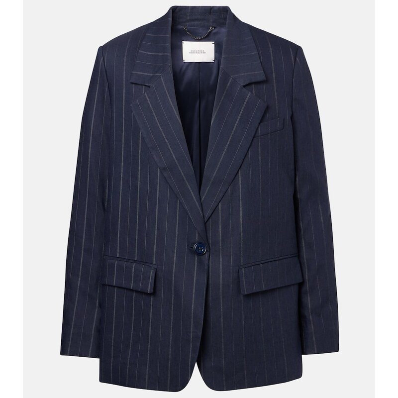 Dorothee Schumacher Modern Sophistication linen-blend blazer