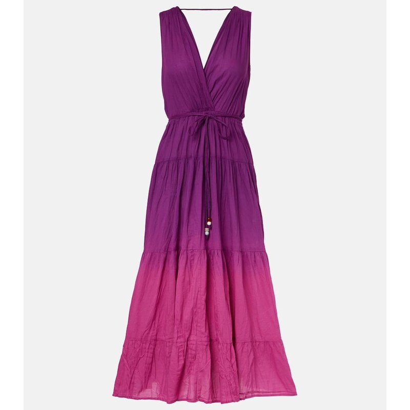 Velvet Marilyn cotton voile midi dress