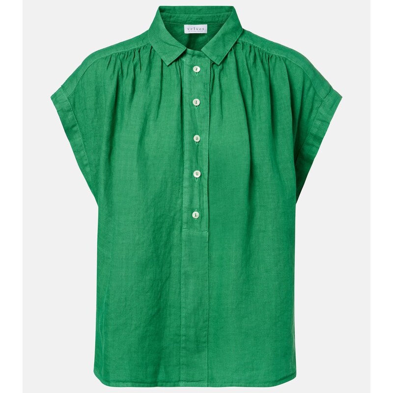 Velvet Elowen linen top