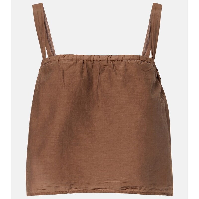 Velvet Andrea cotton and silk voile top
