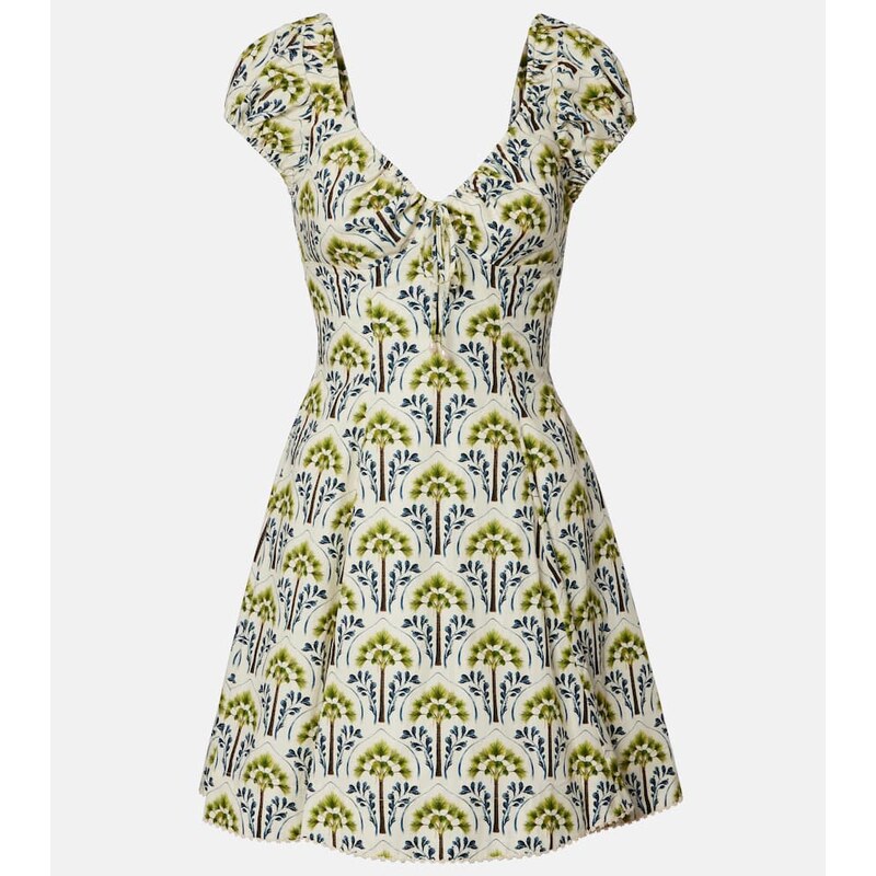 Agua by Agua Bendita Mati Moriche cotton poplin minidress