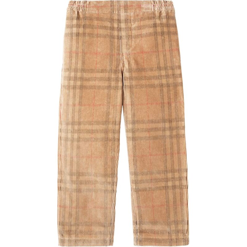 Burberry Kids Burberry Check cotton corduroy pants