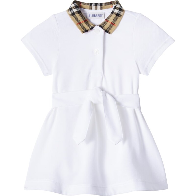 Burberry Kids Baby Burberry Check cotton polo dress