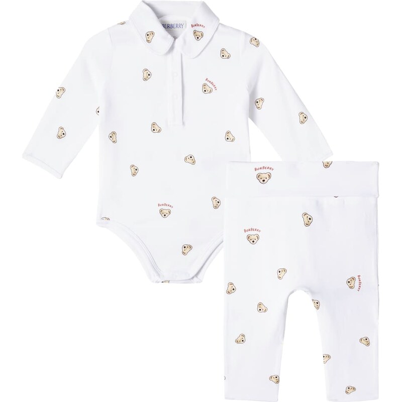 Burberry Kids Baby logo bodysuit and leggings set