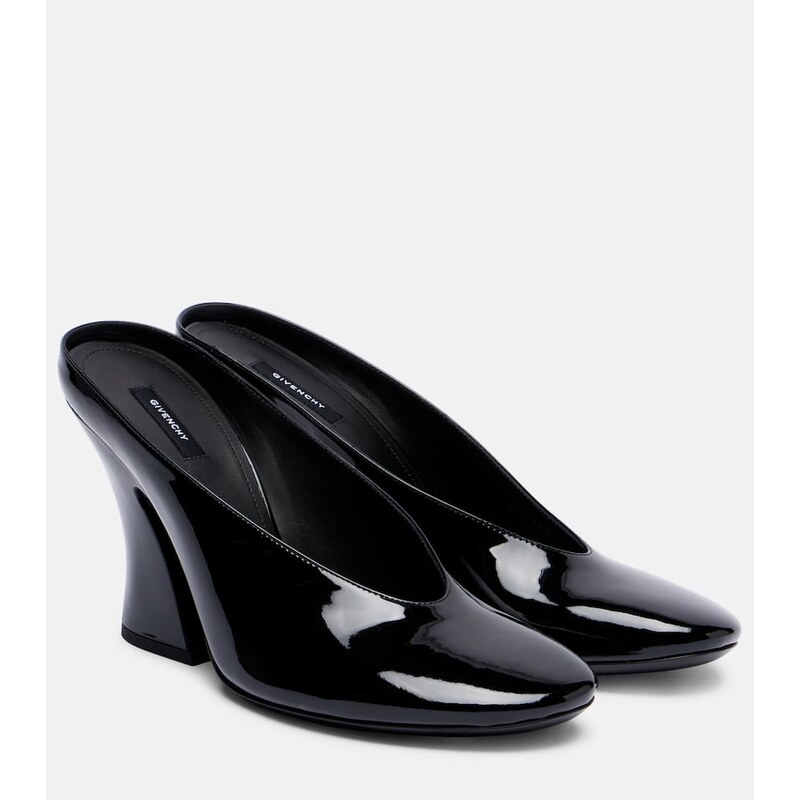 Givenchy Sculpted 95 patent leather mules