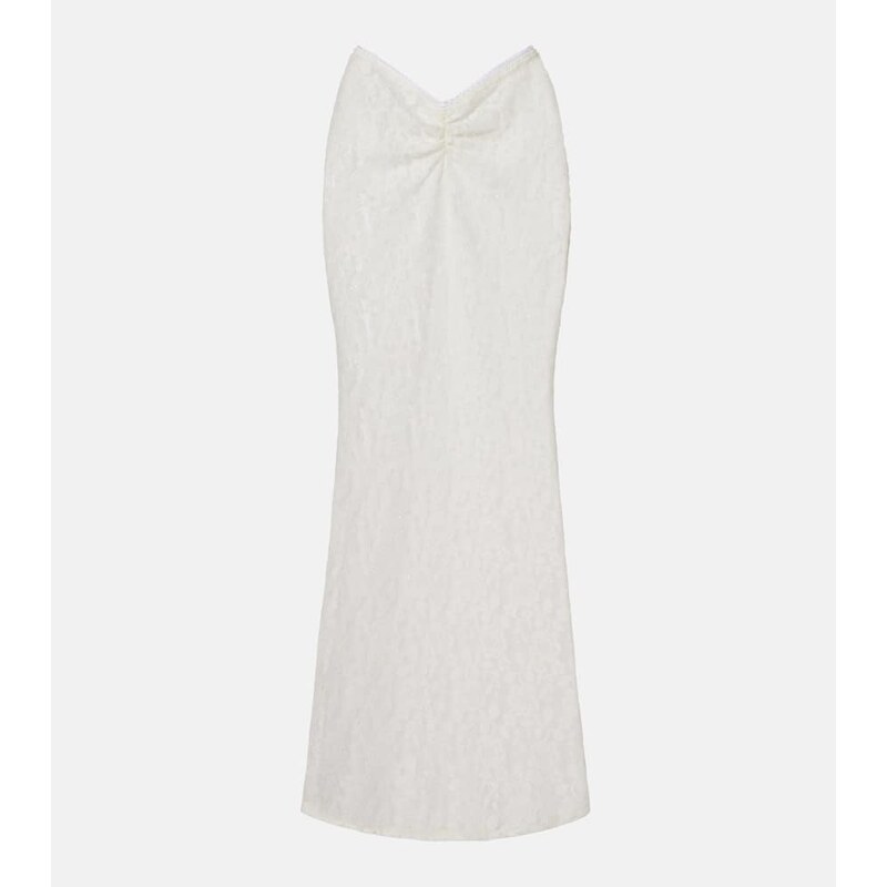 Bananhot Daisy lace maxi skirt