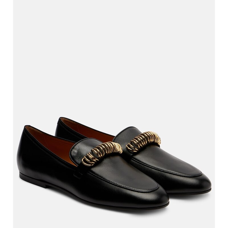 Tods Embellished leather loafers